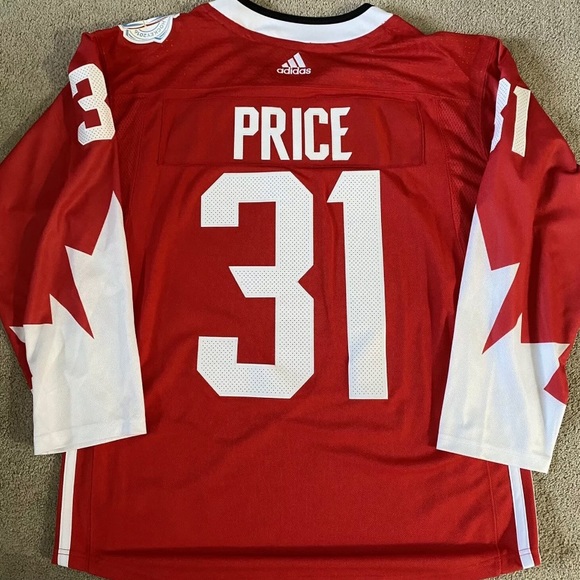 Carey Price Canada WCOH 2016 Adidas Jersey Size LG